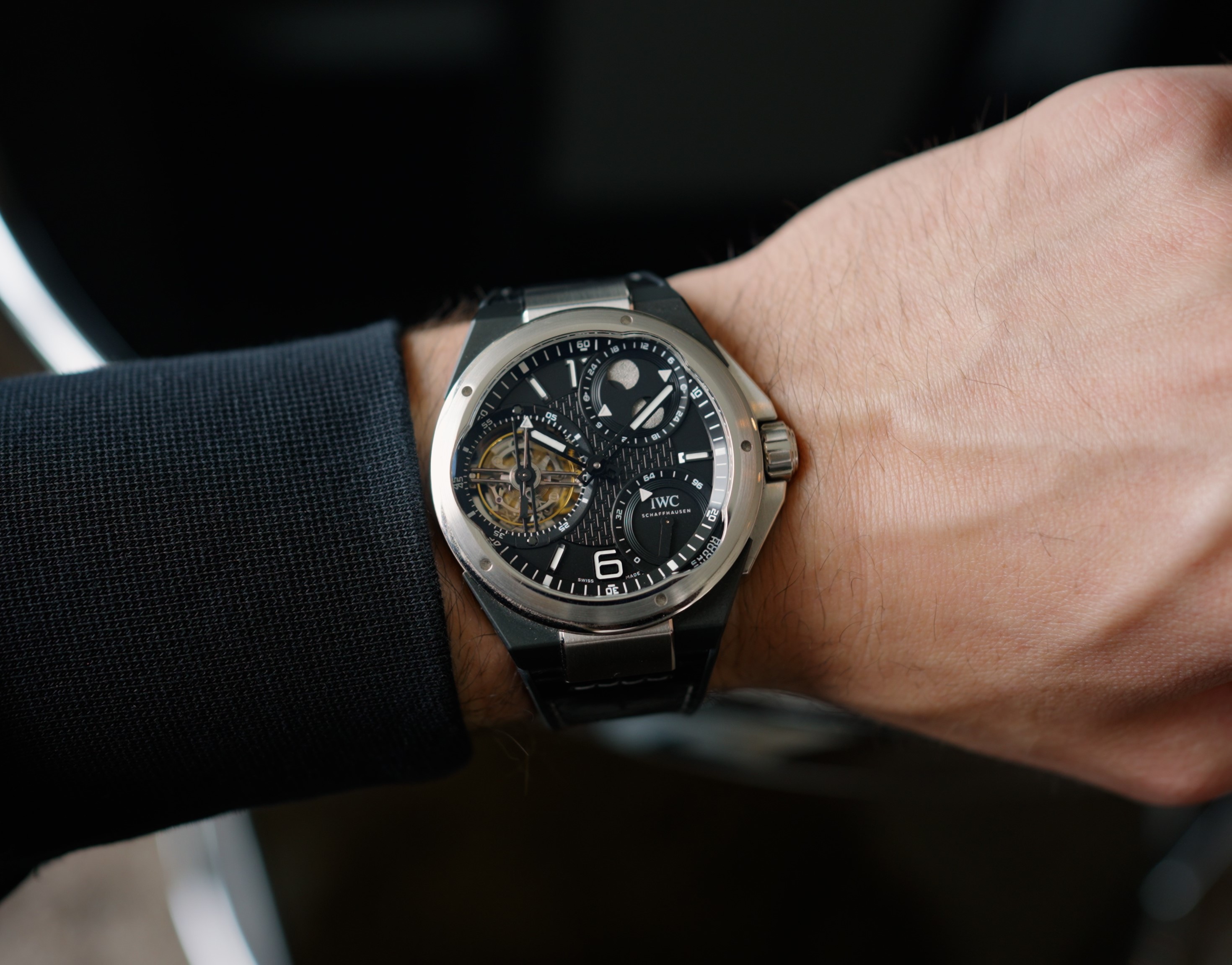 Wristshot eines Sondermodells der IWC Ingenieur