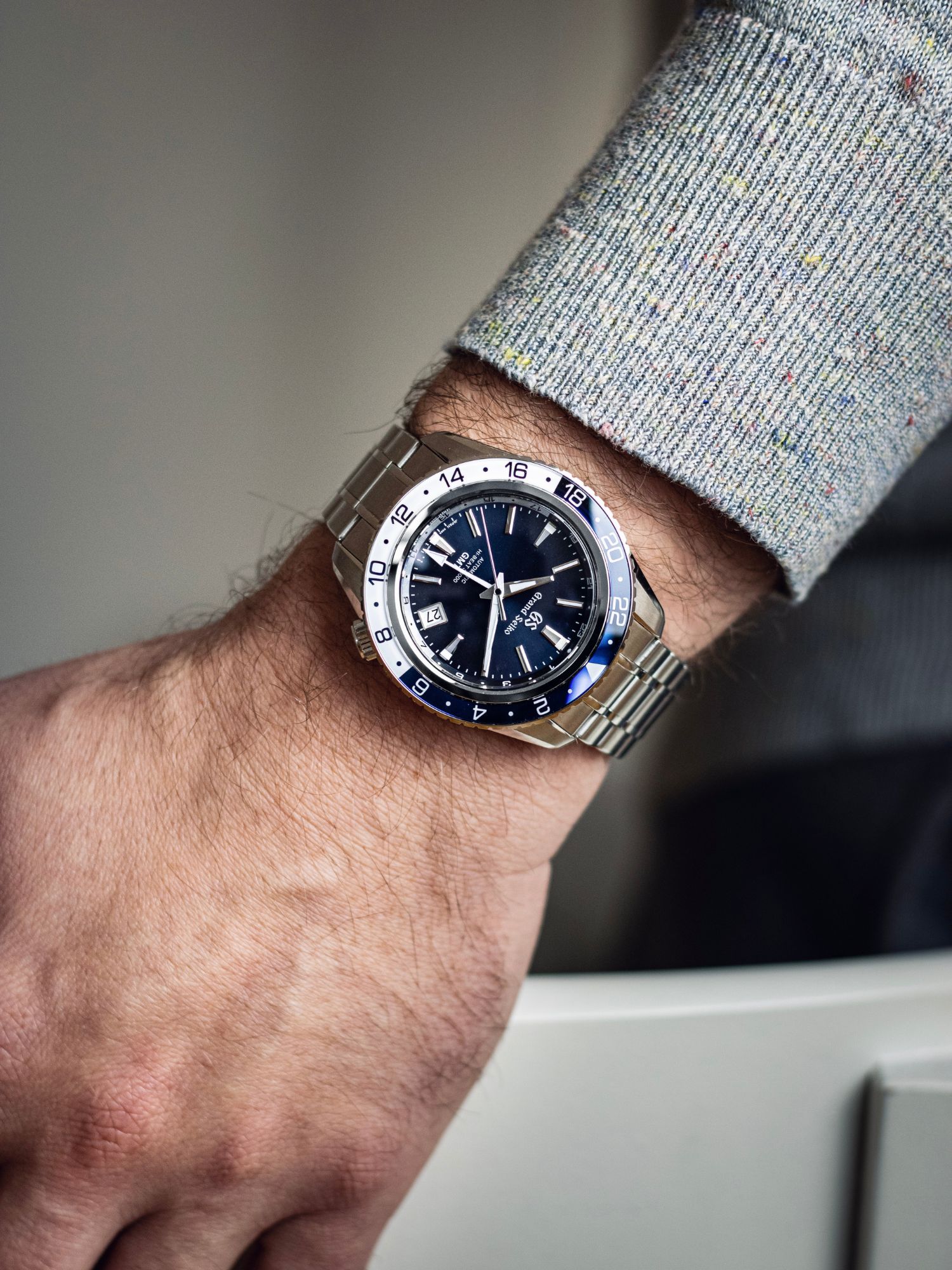 Grand Seiko Sport Automatik SBGJ237 Blaues Zifferblatt