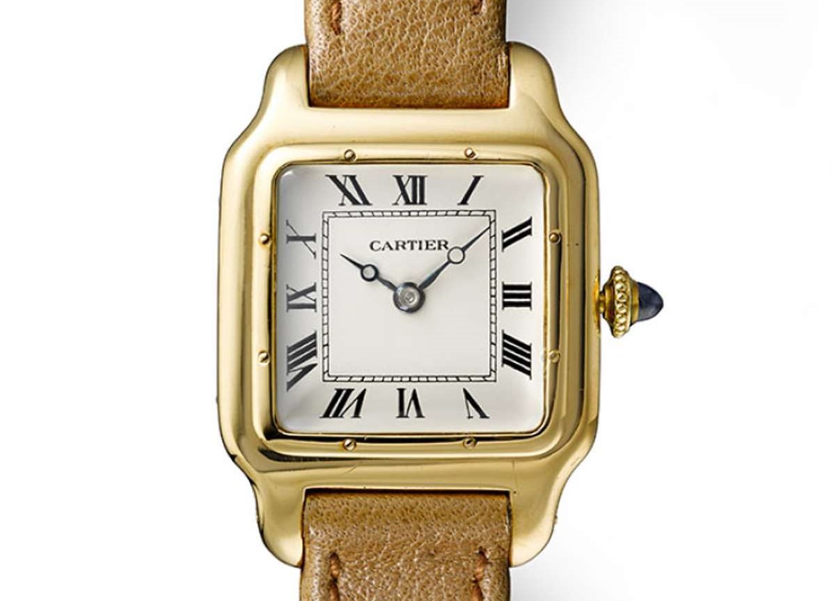Eine Uhr der ersten Cartier Santos de Cartier aus dem Jahr 1911