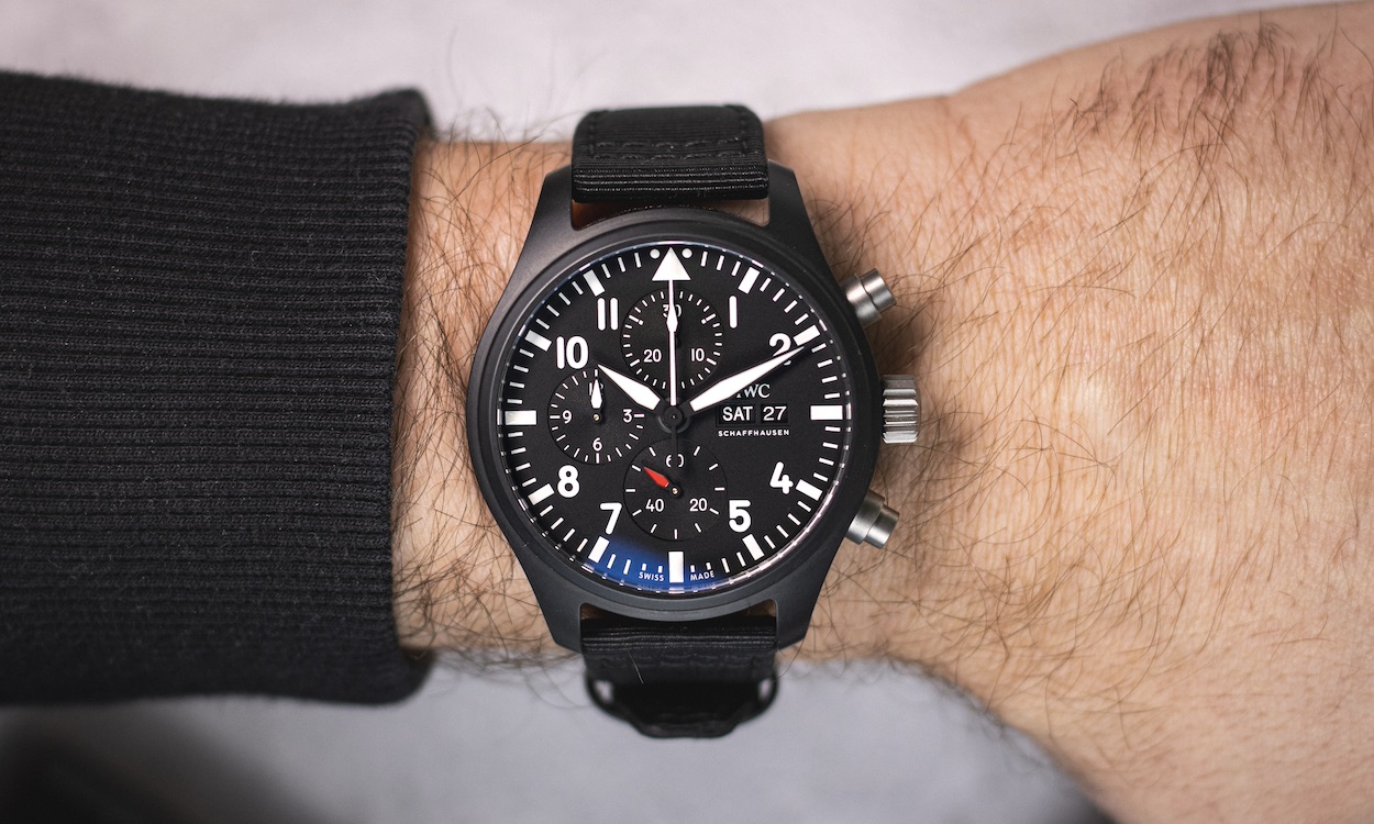 IWC Pilots Watch IW389101 am Handgelenk