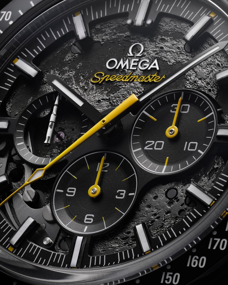 Zifferblatt der Omega Speedmaster Apollo 8