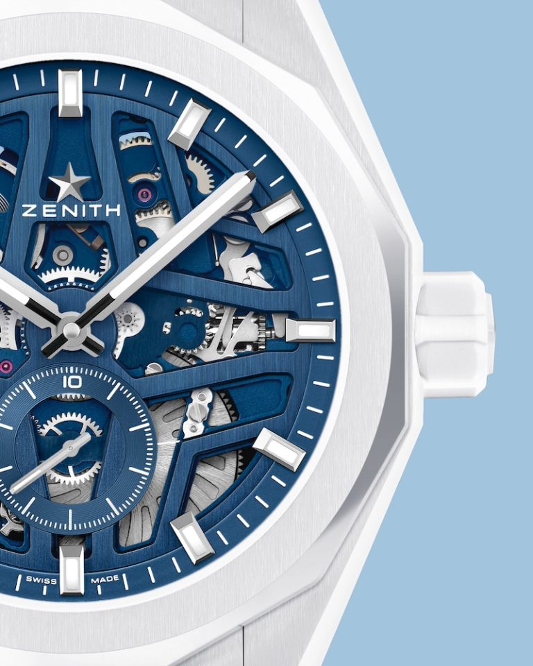 Zenith Defy Skyline Skeleton in weißer Keramik