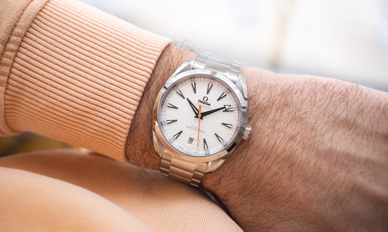 OMEGA Seamaster Aqua Terra mit weißem Zifferblatt