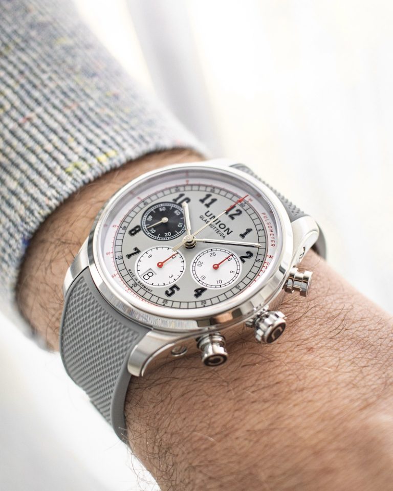 UNION Glashütte Belisar Chronograph am Handgelenk