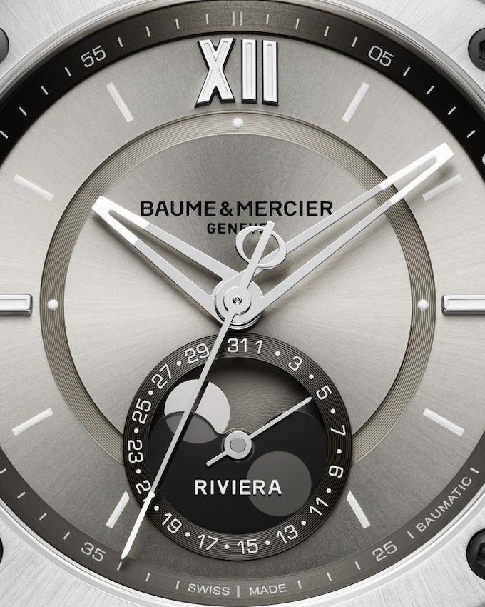 Baume et Mercier Riviera Mondphase Zifferblatt