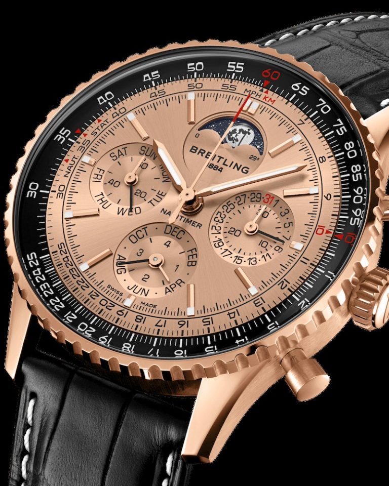 Breitling Navitimer B19 Chronograph mit Rotgold Gehäuse