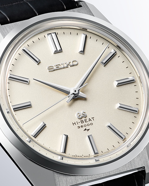 Grand Seiko SLGW005 Zifferblatt in Nahaufnahme