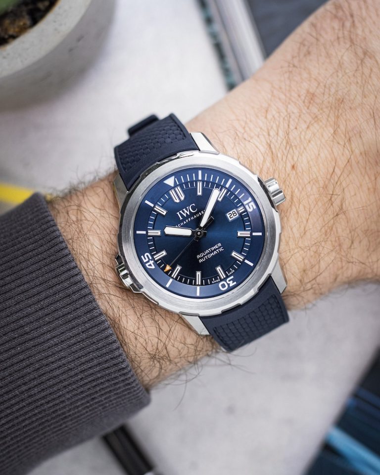 IWC Aquatimer am Handgelenk