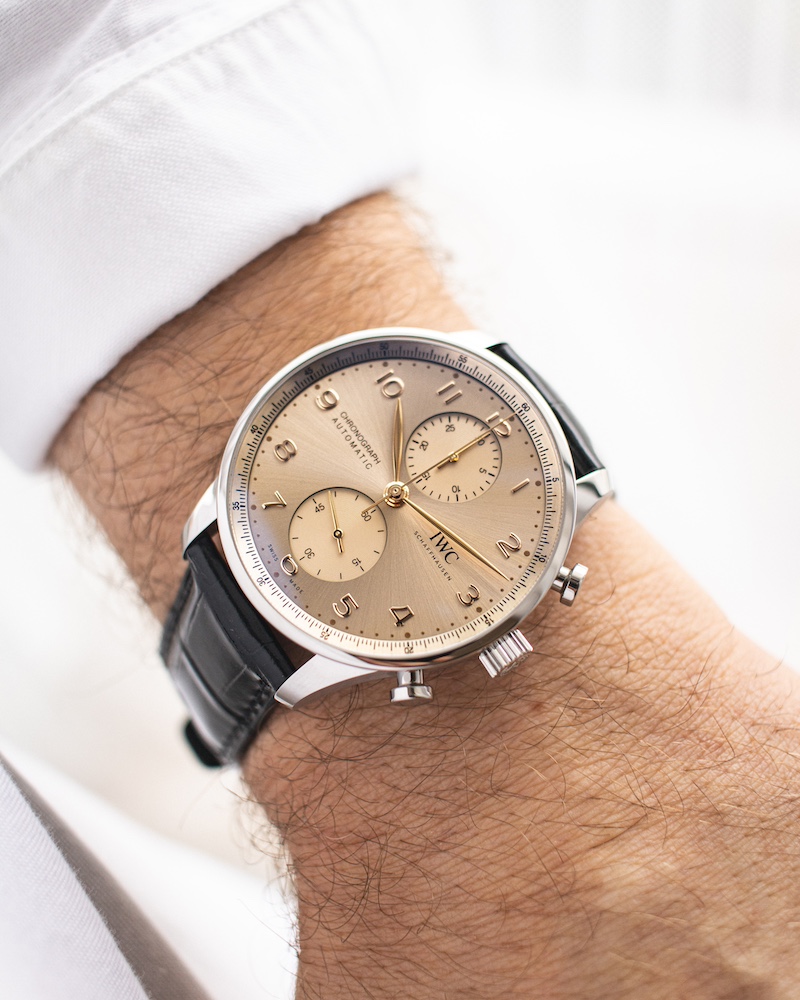 IWC Portugieser Chronograph am Handgelenk