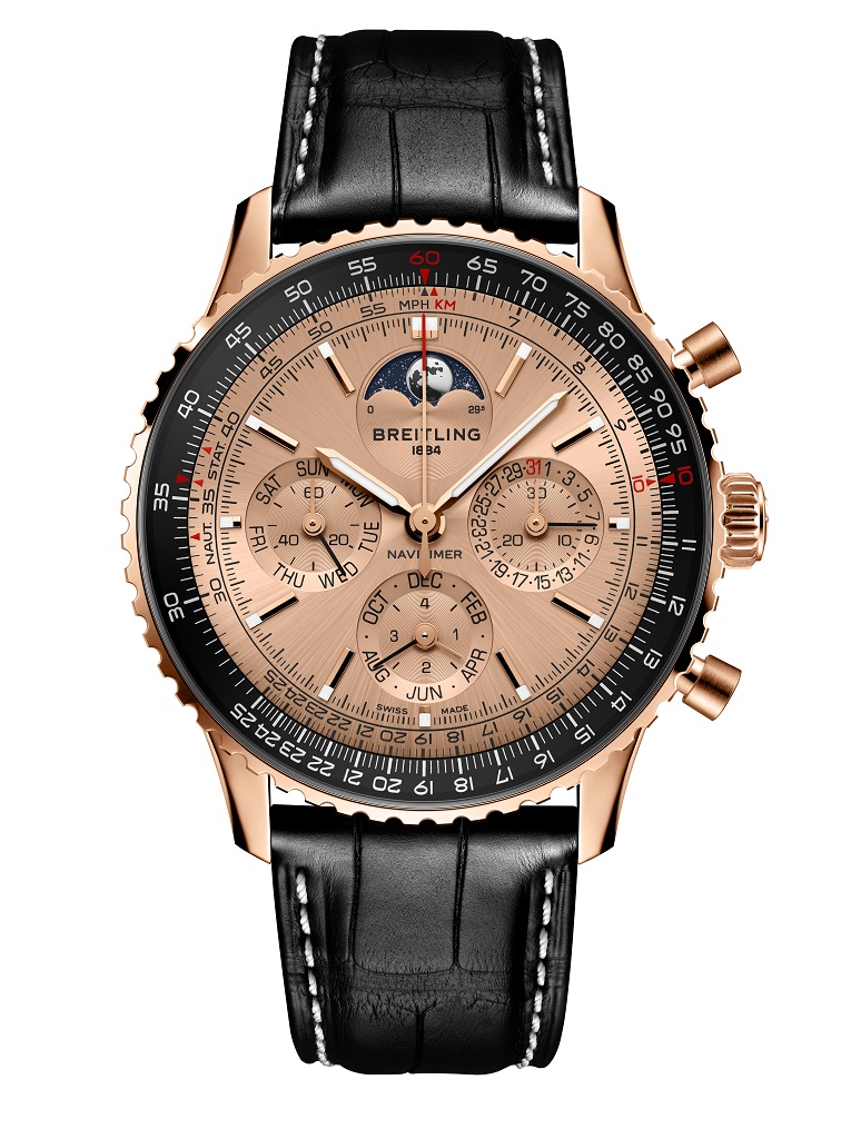 Frontansicht der limitierten Breitling Navitimer.