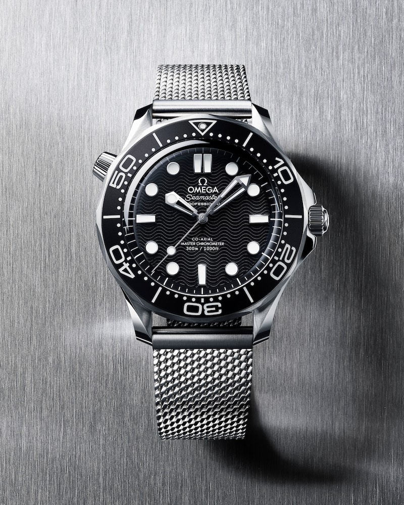 OMEGA Seamaster Diver 300M schwarz ohne Datum