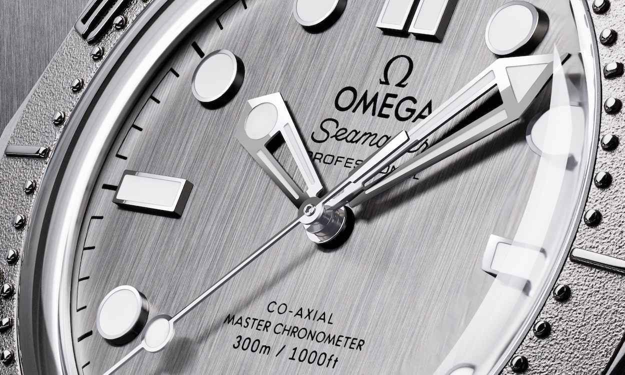 Zifferblatt der OMEGA Seamaster Diver 300M Silber