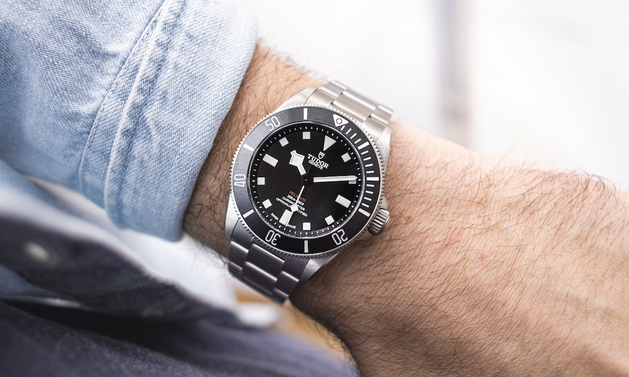 TUDOR Pelagos 39 am Handgelenk