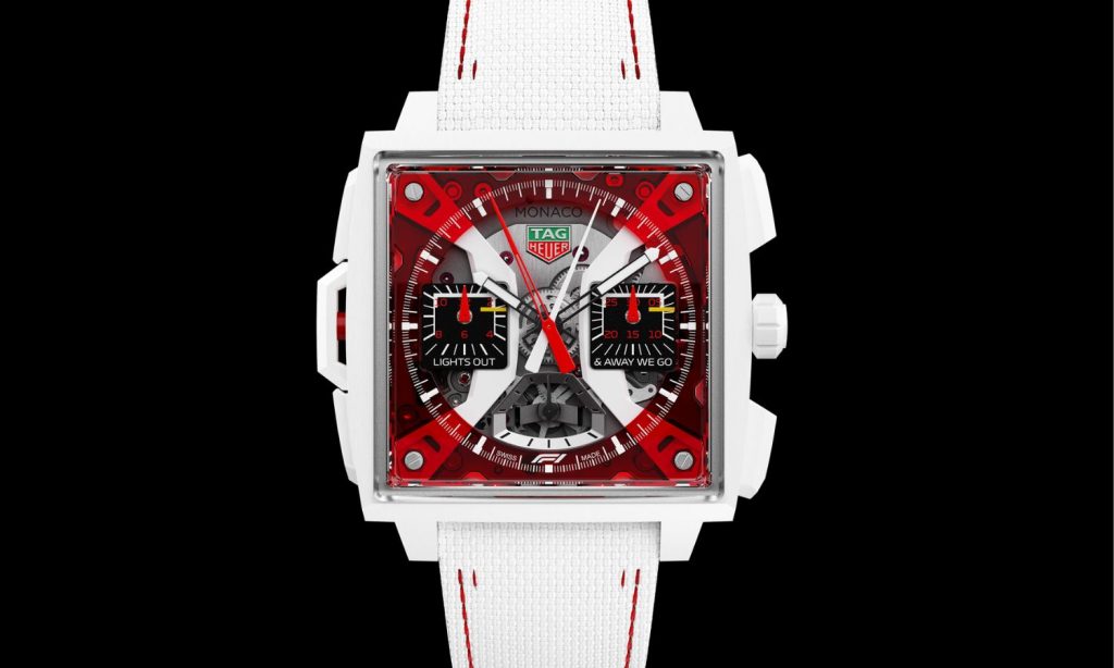 Monaco Split-Seconds Chronograph | F1® mit der Referenznummer CBW2190.FC8356