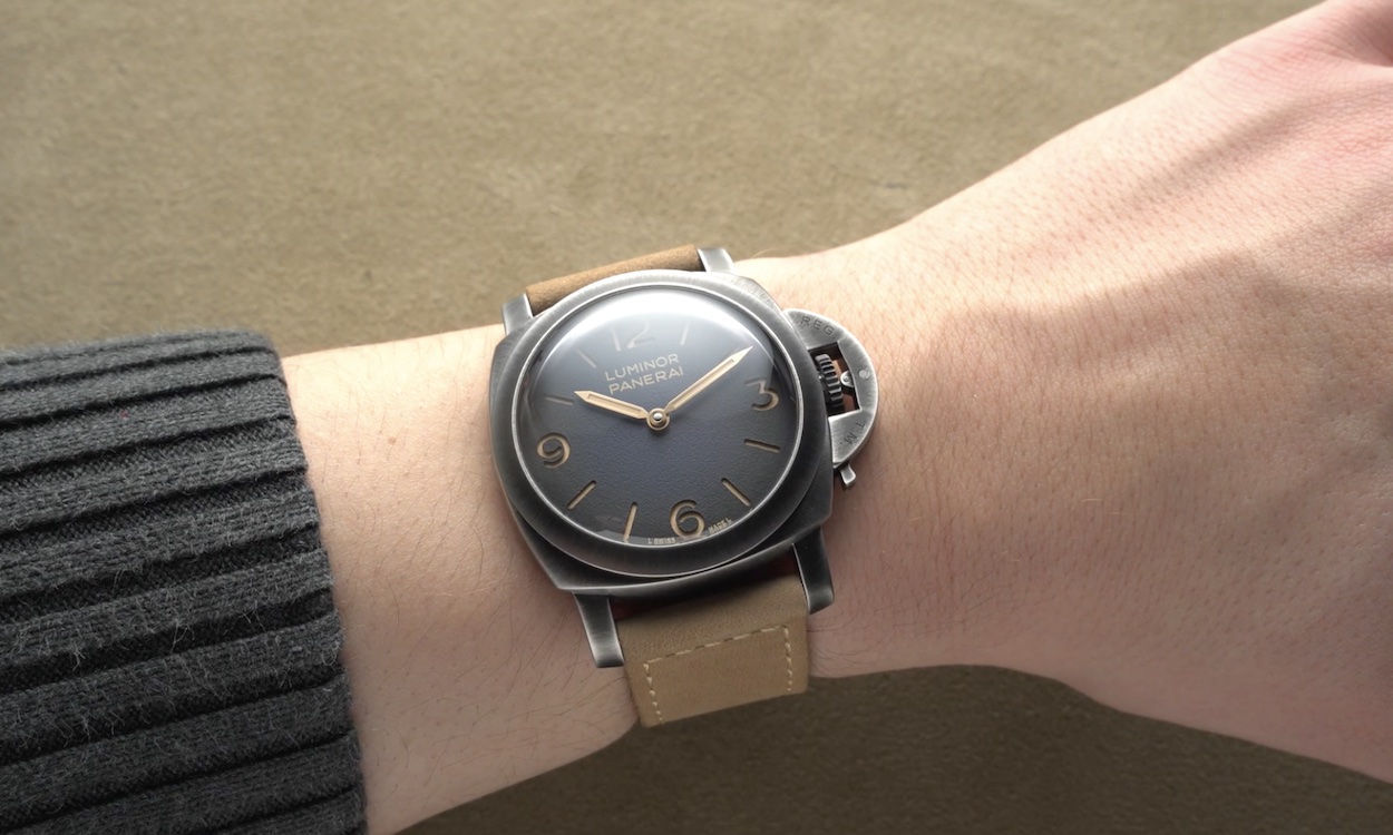Panerai Luminor Venticinque am Handgelenk