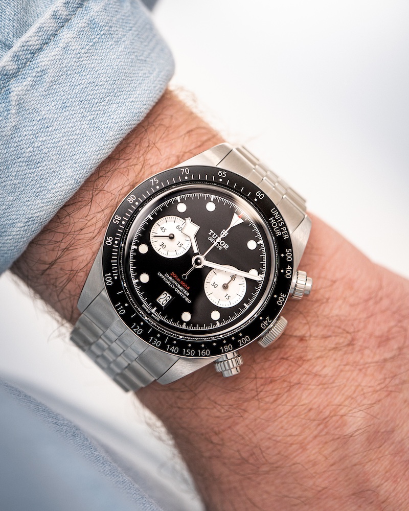 TUDOR Black Bay Chrono mit schwarzem Zifferblatt