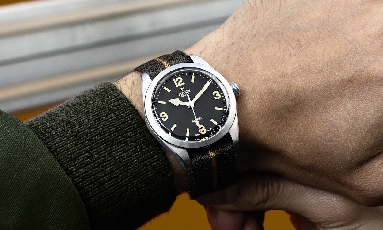 TUDOR Ranger am Handgelenk in Nahaufnahme
