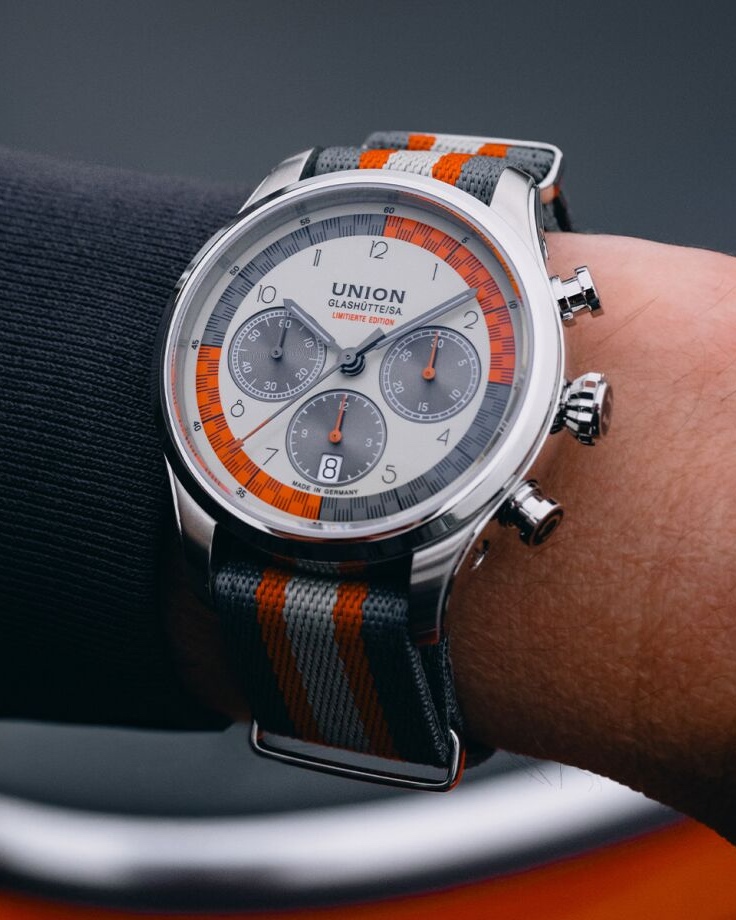UNION Glashütte Silvretta 2025 am Handgelenk eines Mannes