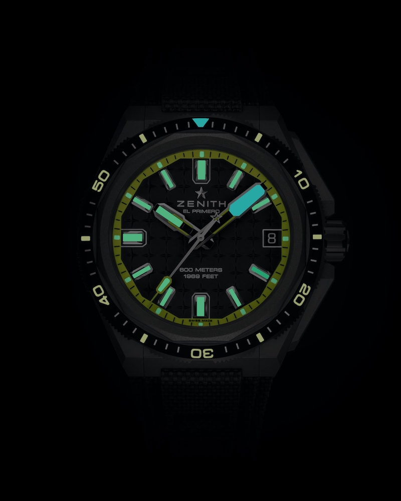 Lumeshot der Zenith Defy Extreme Diver