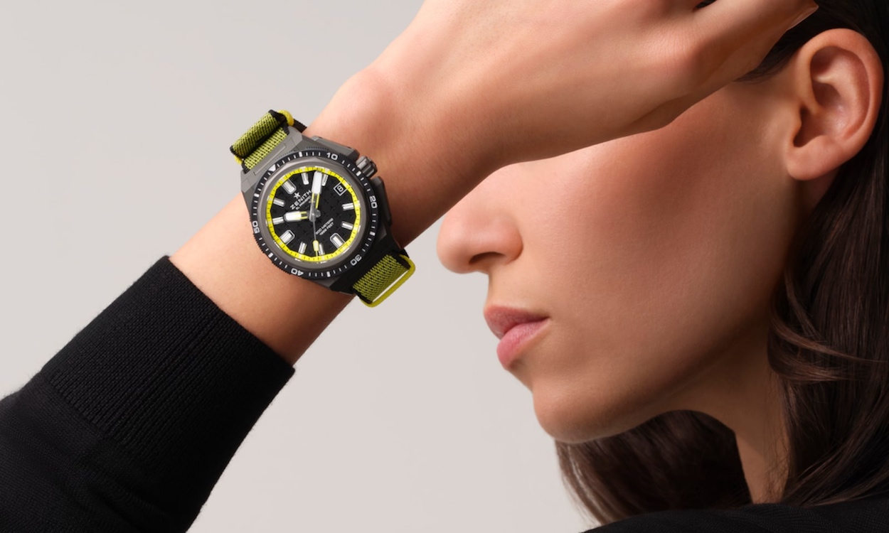 Zenith Defy Extreme Diver am Handgelenk einer Frau