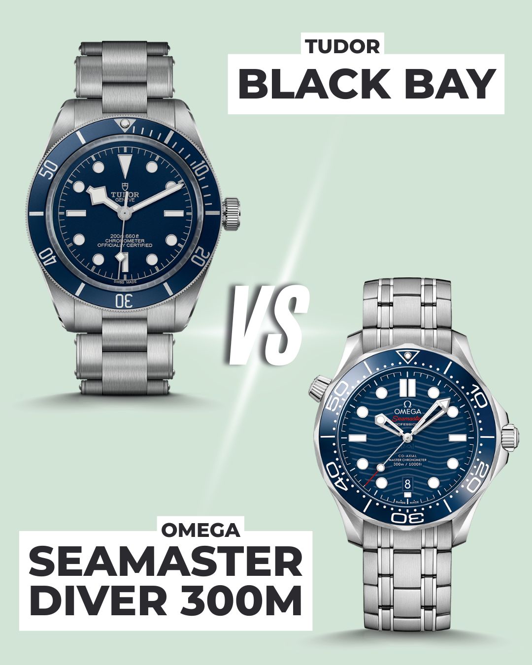 TUDOR Black Bay vs. OMEGA Seamaster Diver 300M featured image
