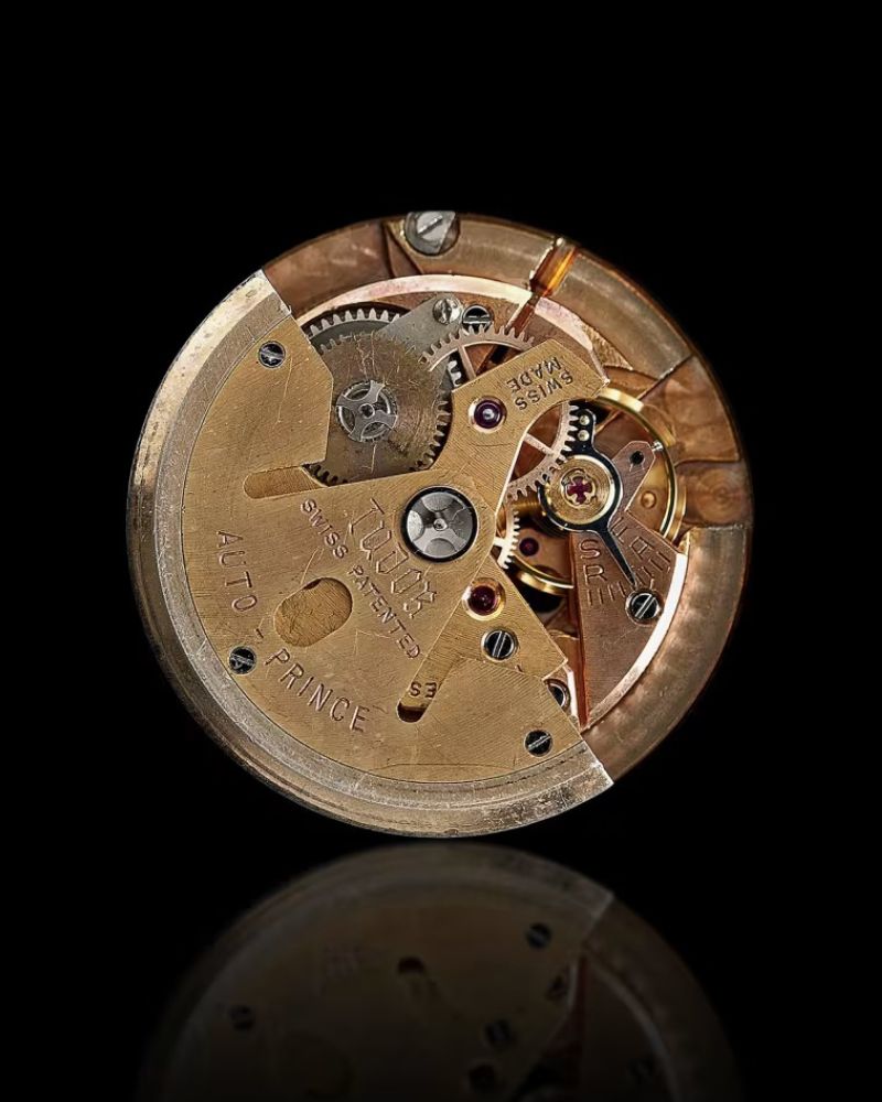 Blick auf das Werk der TUDOR Oyster Prince Submariner reference 7922.