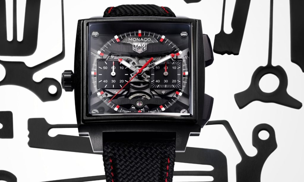 Blick von vorn auf die TAG Heuer Monaco Evergraph.